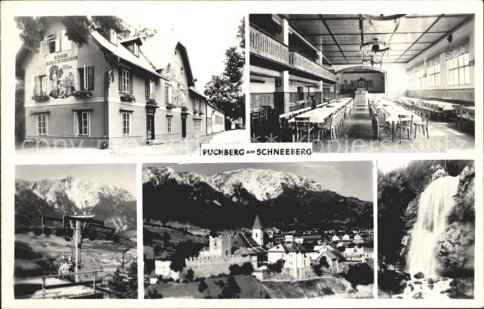 Puchberg Schneeberg Hotel Puchbergerhof Wasserfall Sessellift