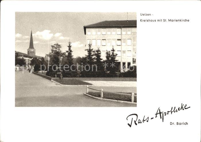 Uelzen Lueneburger Heide Kreishaus St Marienkirche