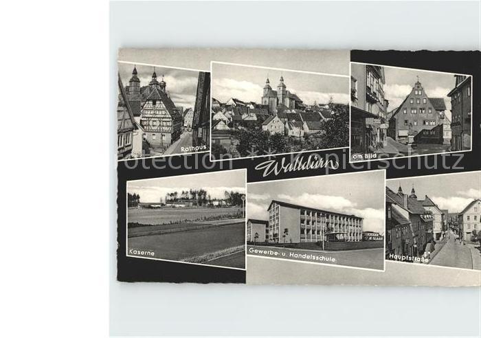 Wallduern Rathaus Hauptstrasse Gewerbe Handelsschule Kaserne