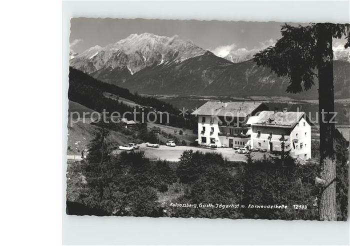 Kolsassberg Gasthaus Jägerhof Karwendelkette