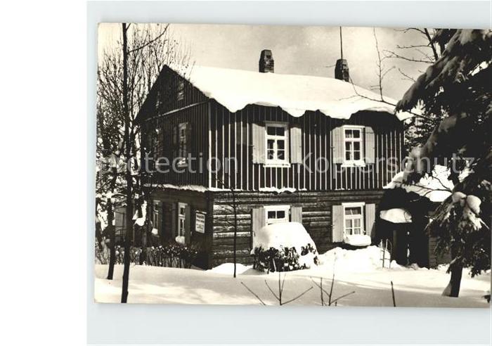 Oberhof Thueringen Gaststaette Forsthaus Sattelbach