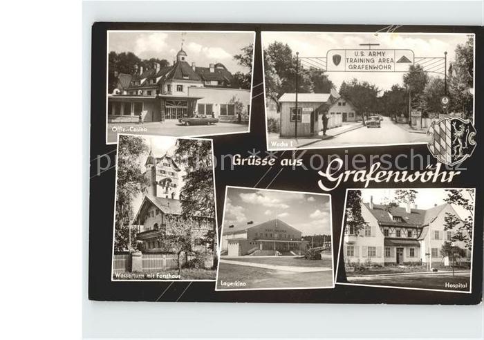 Grafenwoehr Casino Wasserturm Forsthaus Lagerkino Hospital
