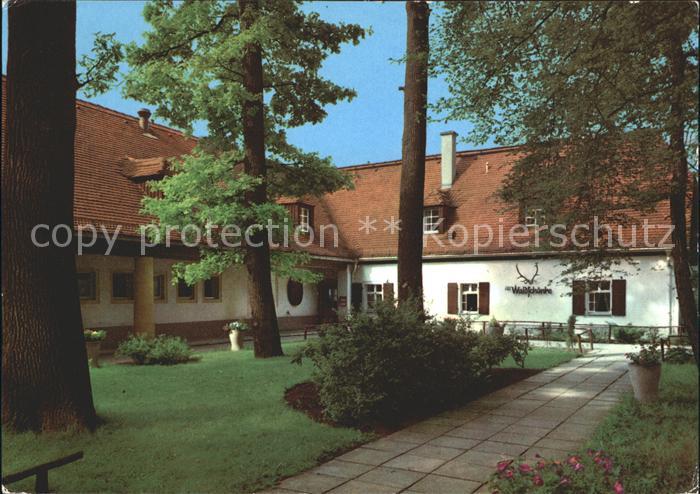 Moritzburg Sachsen Waldschaenke Hotel Restaurant Moritzburg