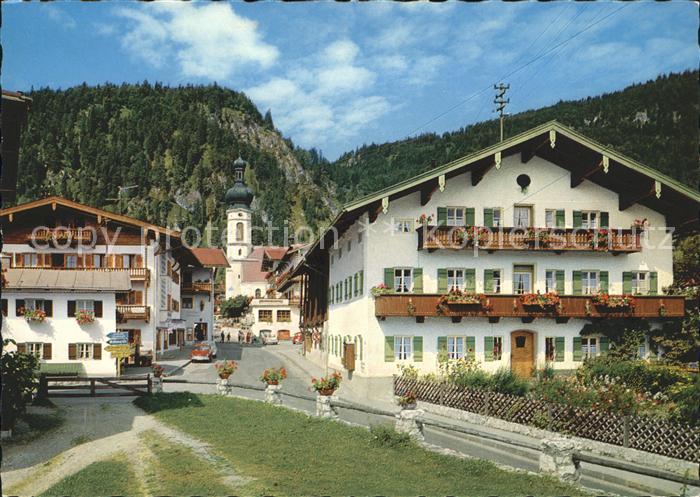 Reit Winkl Dorfpartie mit Kirche