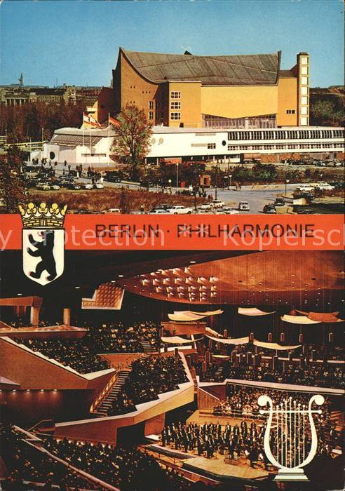 BERLIN CITY Philharmonie innen und aussen