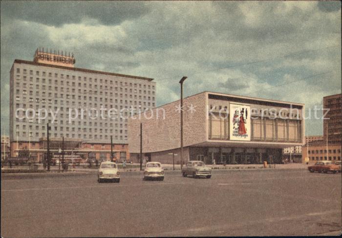 BERLIN  CITY Karl Marx Allee Hotel Berolina Kino International