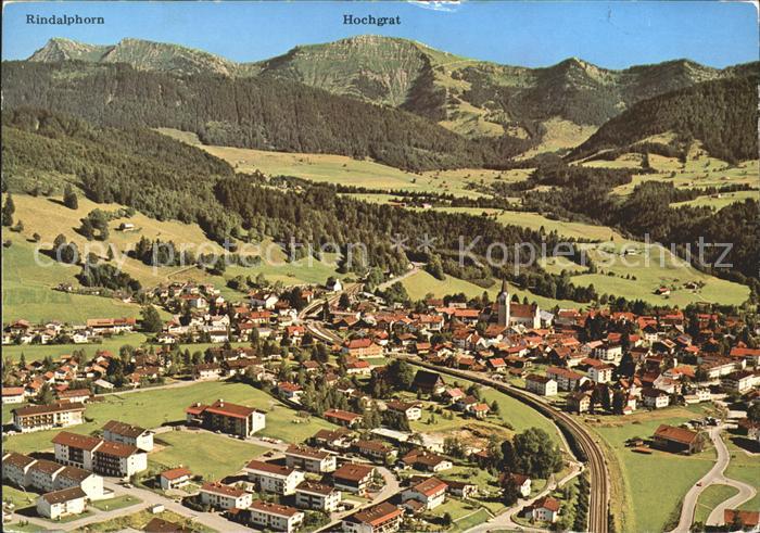 Oberstaufen Oberallgaeu Bayern Fliegeraufnahme