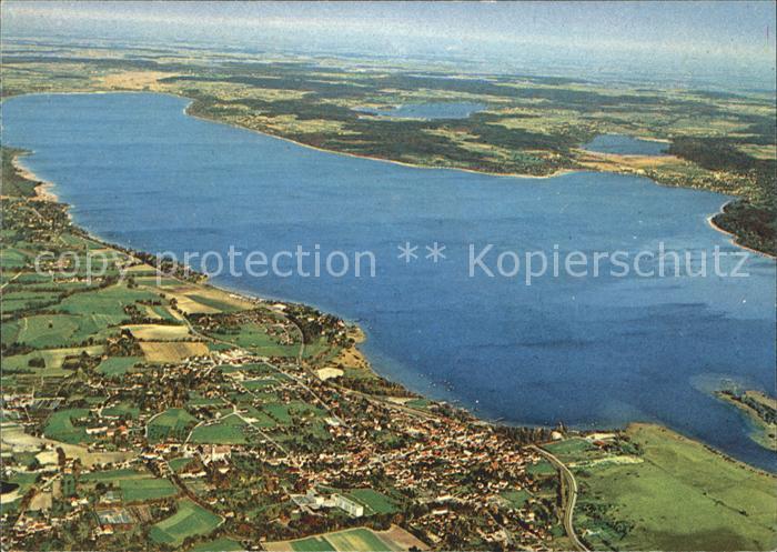 Ammersee Fliegeraufnahme mit Diessen und Herrsching
