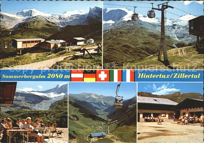 Hintertux Zillertal Sommerbergalm  Seilbahn