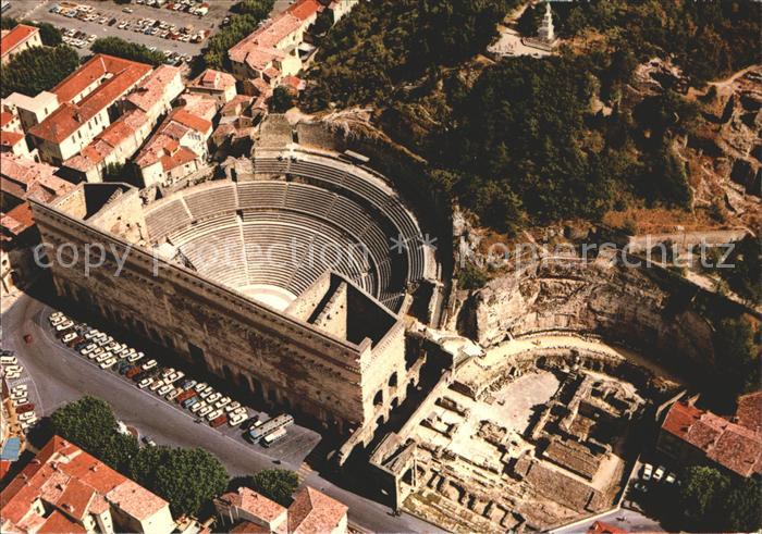 Orange Vaucluse Fliegeraufnahme römisches Freilichtthea