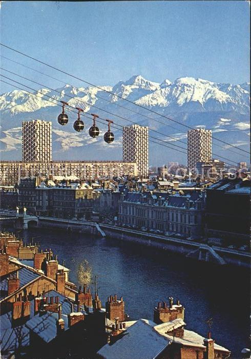 Grenoble Quais de l Isere Seilbahn