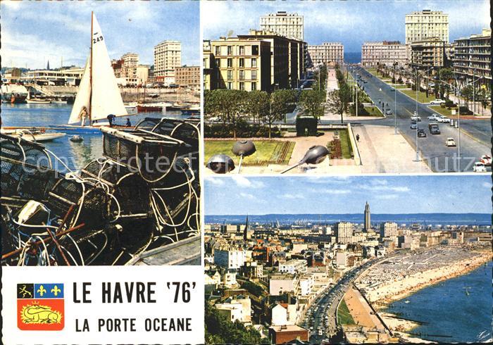 Le Havre Port Fliegeraufnahme Strand