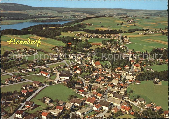 Henndorf Wallersee Fliegeraufnahme