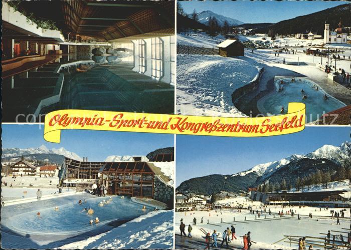 Seefeld Tirol Olympia Sport- und Kongresszentrum Eisbahn Schwimmbad