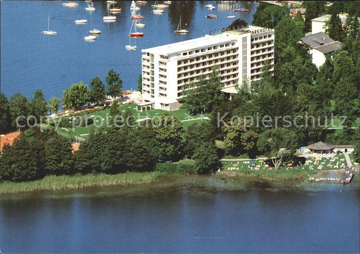 Poertschach Woerthersee Fliegeraufnahme Parkhotel Poertschach
