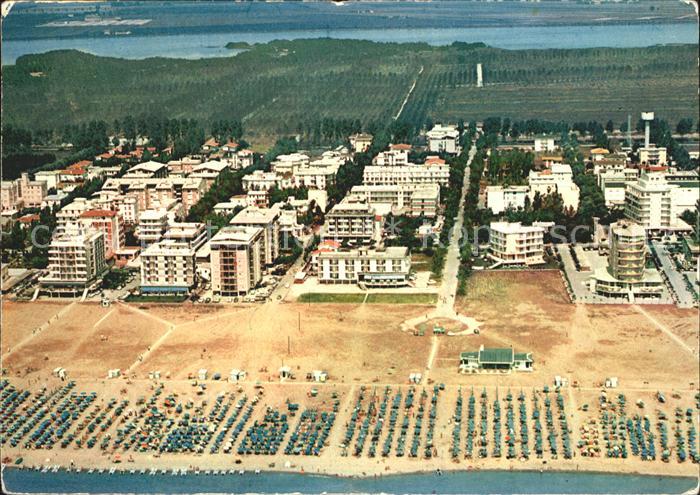 Bibione Fliegeraufnahme mit Strand