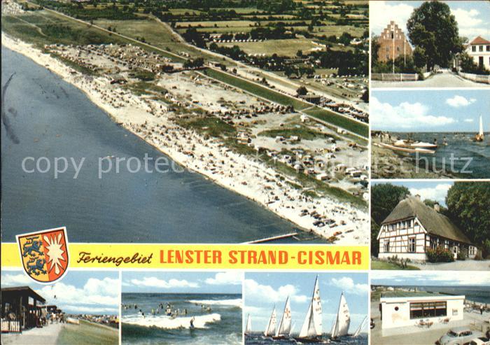 Cismar Fliegeraufnahme Lenster Strand