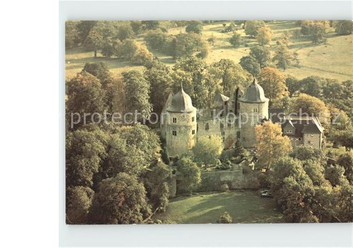 Sababurg Fliegeraufnahme Dornroeschenschloss Sababurg