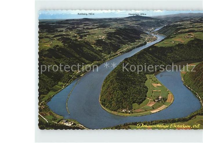 Schloegener Schlinge Donauschlinge Fliegeraufnahme