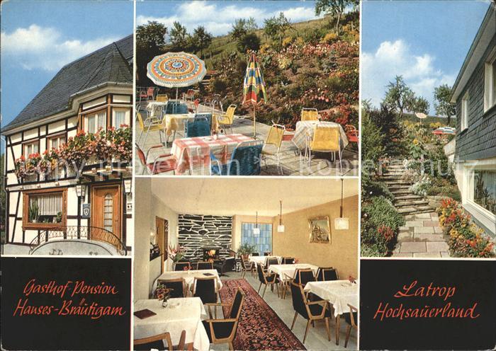 Latrop Sauerland Hotel Pension Hanses Braeutigam