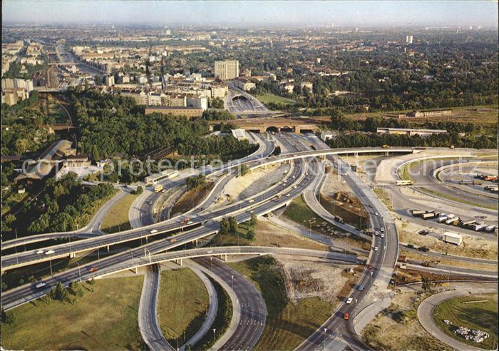 BERLIN  CITY Bick vom Funkturm auf die Stadtautobahn