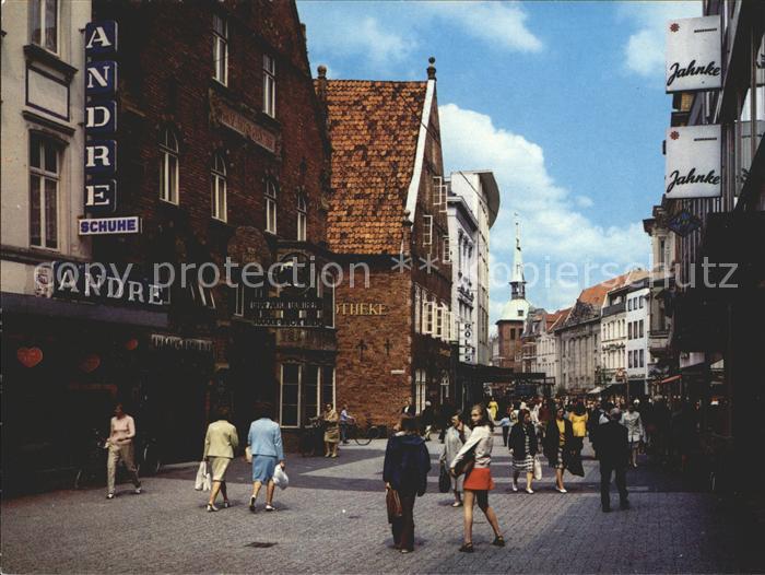 Oldenburg Niedersachsen Fussgaengerzone Lange Strasse
