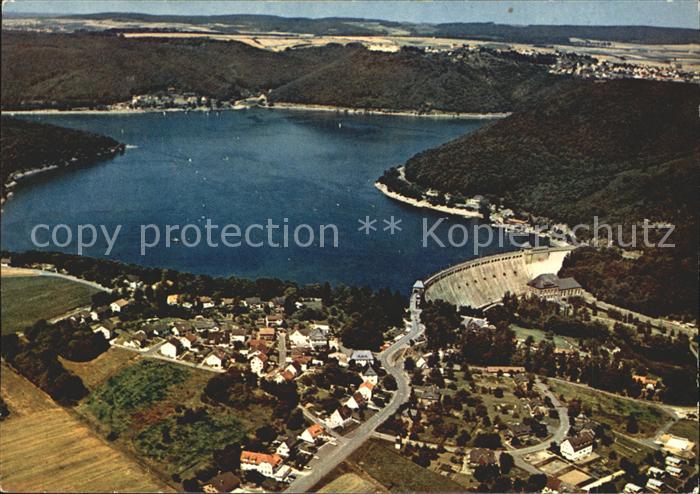 Bad Wildungen Fliegeraufnahme Edertalsperre