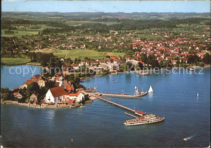Wasserburg Bodensee Fliegeraufnahme