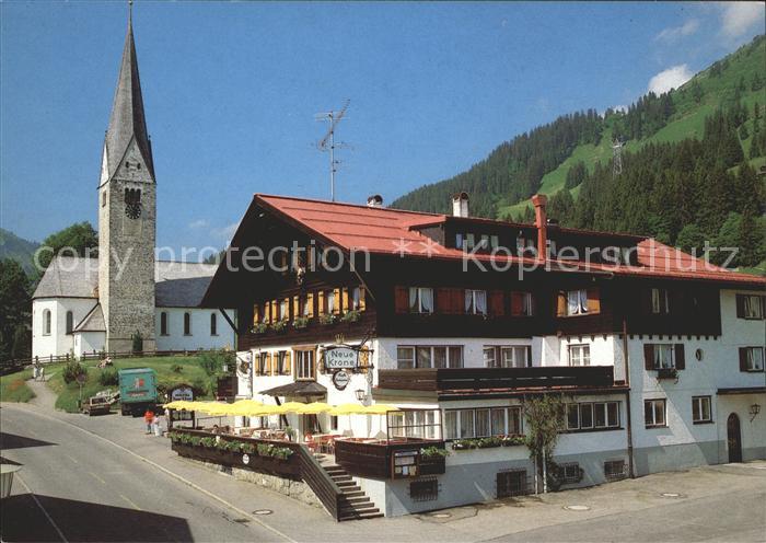 Mittelberg Kleinwalsertal Hotel Neue Krone Kirche