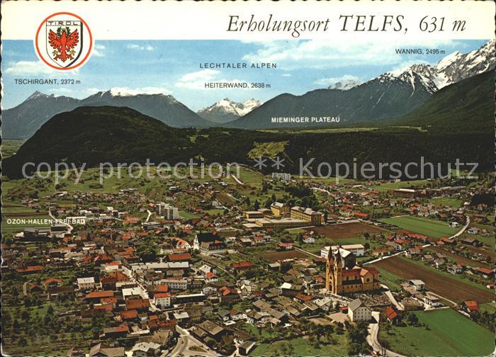Telfs Tirol Fliegeraufnahme