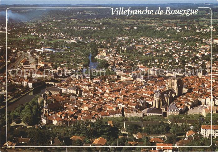 Villefranche-de-Rouergue Fliegeraufnahme Vue Gènèrale Aèrienne