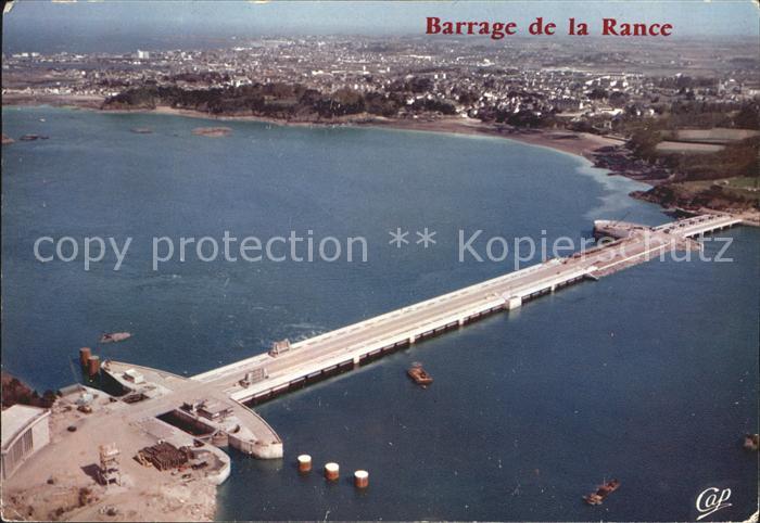 Saint-Servan Ille-et-Vilaine Fliegeraufnahme Barrage de la Rance