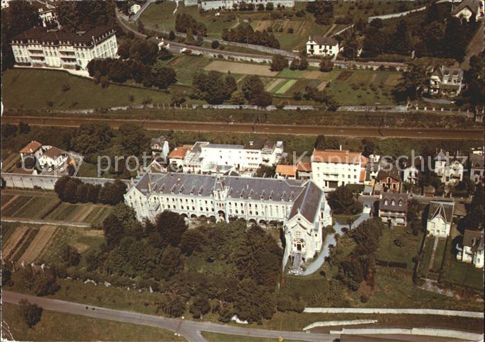 Lourdes Hautes Pyrenees Fliegeraufnahme Carmel De Lourdes