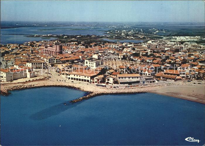 Saintes-Maries-de-la-Mer Fliegeraufnahme