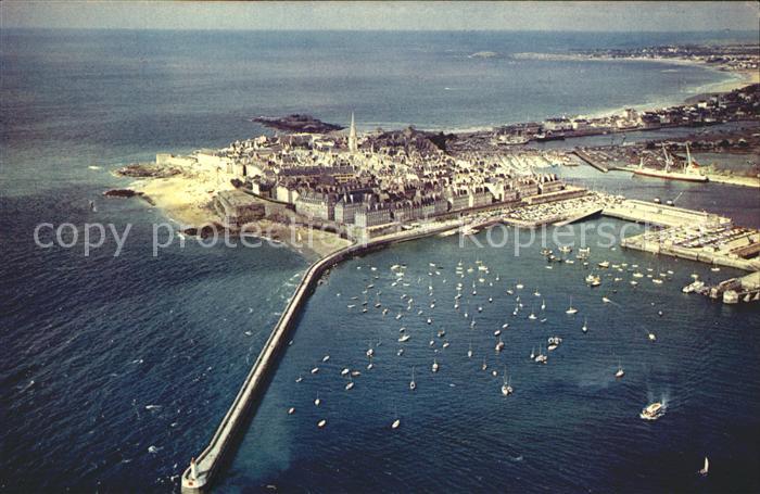 Saint-Malo 35 Fliegeraufnahme Gesamtaufnahme
