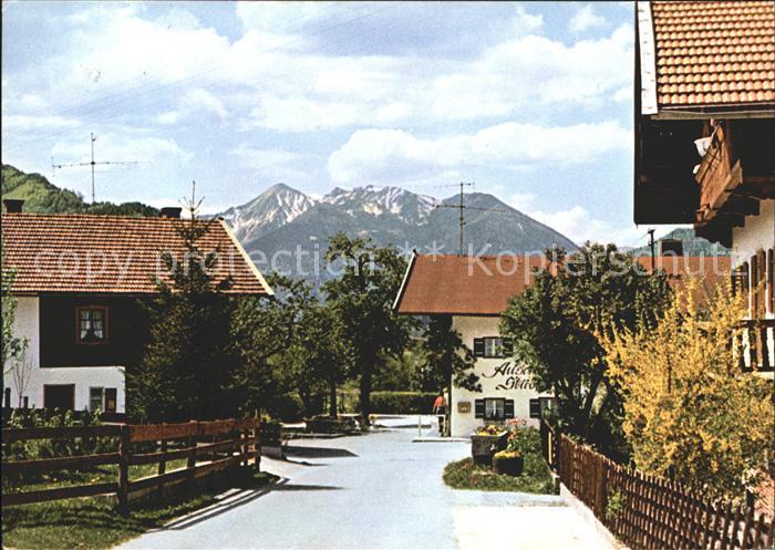 Unterwoessen Auschuster Stueberl mit Geigelstein