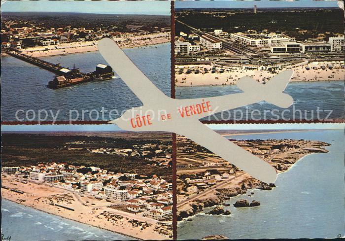 Saint-Jean-de-Monts Fliegeraufnahme Còte de Vendèe