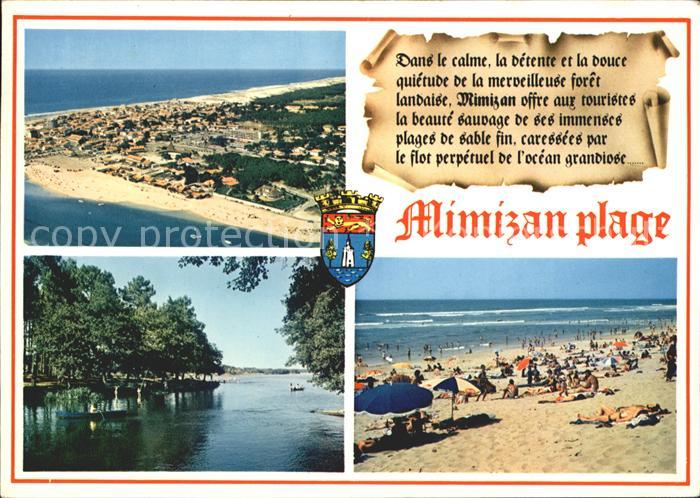 Mimizan Plage Fliegeraufnahme Panorama Le Lac