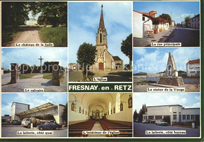 Fresnay-en-Retz La statue de la Vierge L'eglise