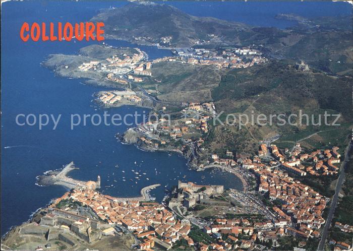 Collioure Fliegeraufnahme