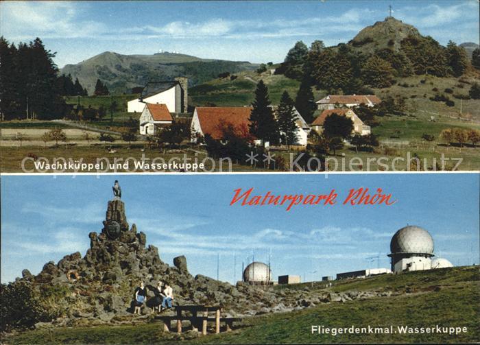 Rhoen Region Wachtkueppel Wasserkuppe Fliegerdenkmal