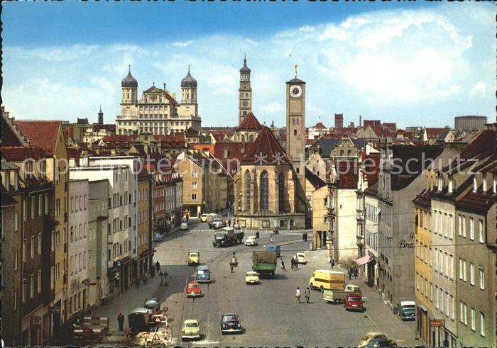 Augsburg Jacobskirche Rathaus Perlachturm