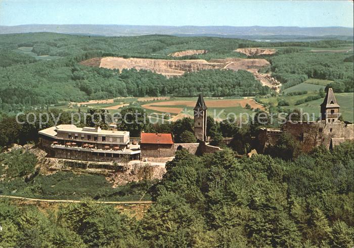 Frankenstein Bergstrasse Fliegeraufnahme Burgruine Frankenstein