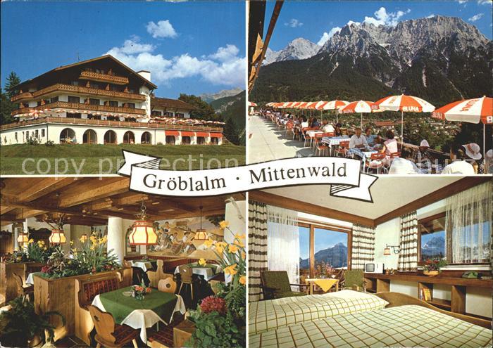 Mittenwald Bayern Berggasthaus und Cafe Groebalm