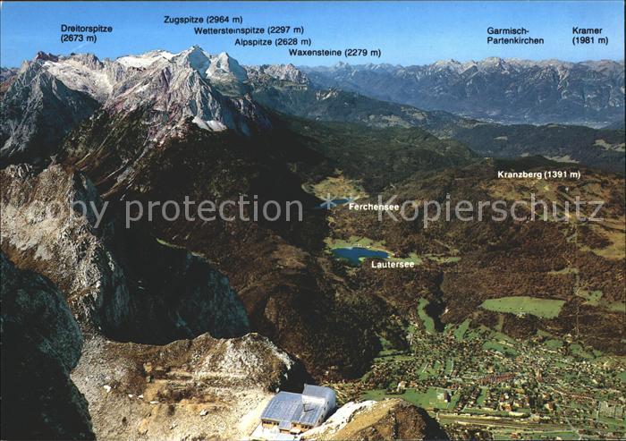 Mittenwald Bayern Fliegeraufnahme