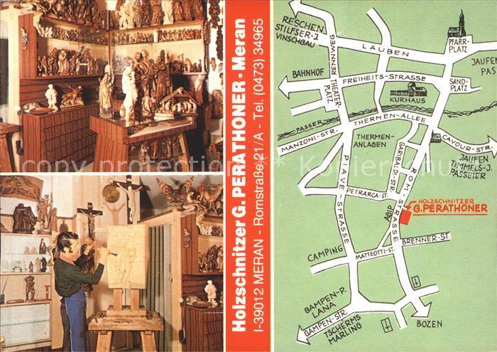 Meran Merano Bildhauer Gottfried Perathoner