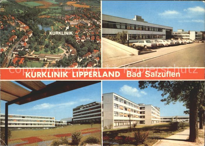 Bad Salzuflen Fliegeraufnahme Kurklinik Lipperland Sanatorium