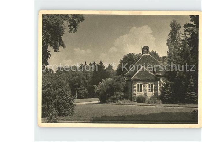 Bayreuth Parkpartie mit Eckpavillon