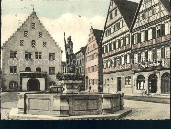Bad Mergentheim Marktplatz Rathaus