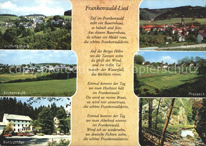 Grafengehaig Frankenwald Lied Stadtsteinach Presseck Rehbachtal Enchenreuth